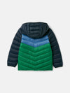 Cairn Colourblock Navy Showerproof Padded Jacket