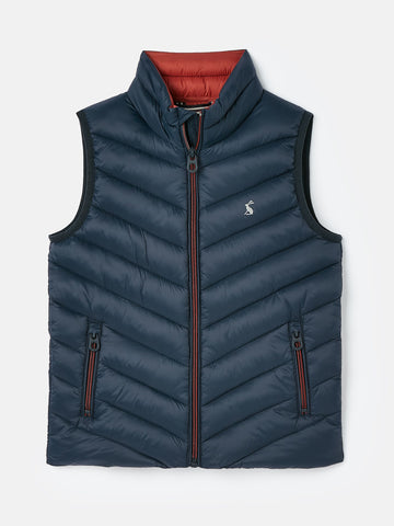 Crofton Navy Blue Showerproof Quilted Gilet