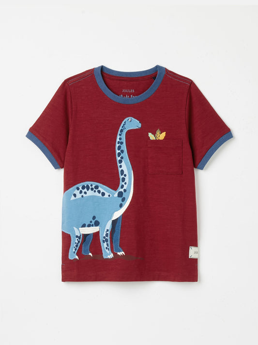 Archie Red Dinosaur Artwork T-Shirt