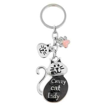 Razzle Dazzle Keyring Cat