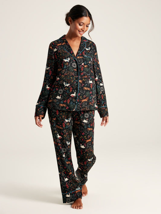 Alma Black Pyjama Set