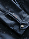 Padstow Navy Blue Waterproof Raincoat With Hood