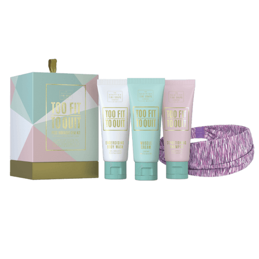 Luxurious Gift Sets Too Fit to Quit - Post Workout Gym Kit - RUTHERFORD & Co