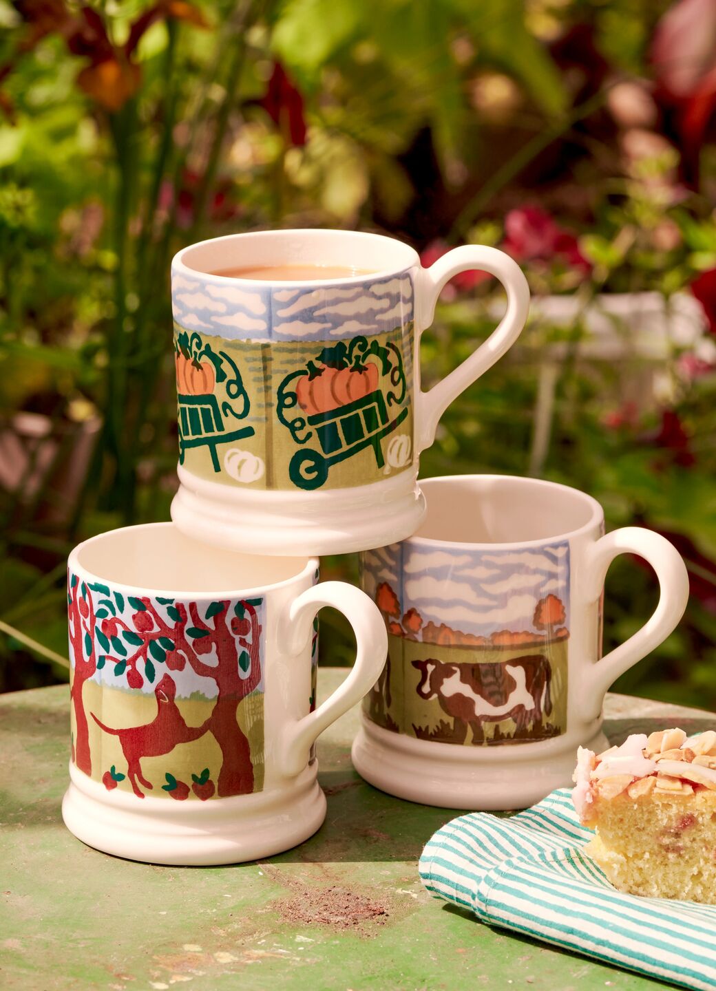 Country Icons Pumpkin Picking 1/2 Pint Mug