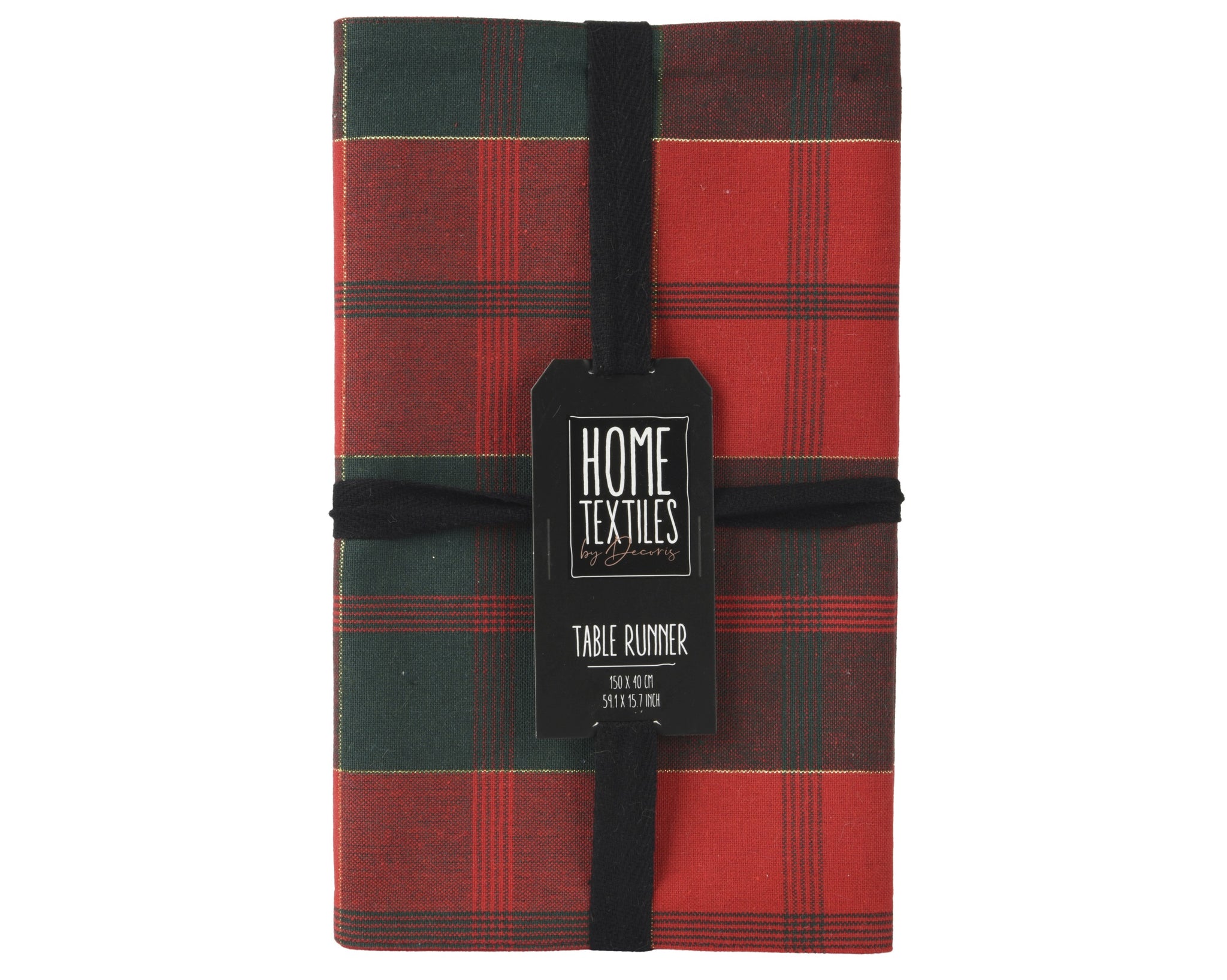 Decoris Table Runner - Green/Red