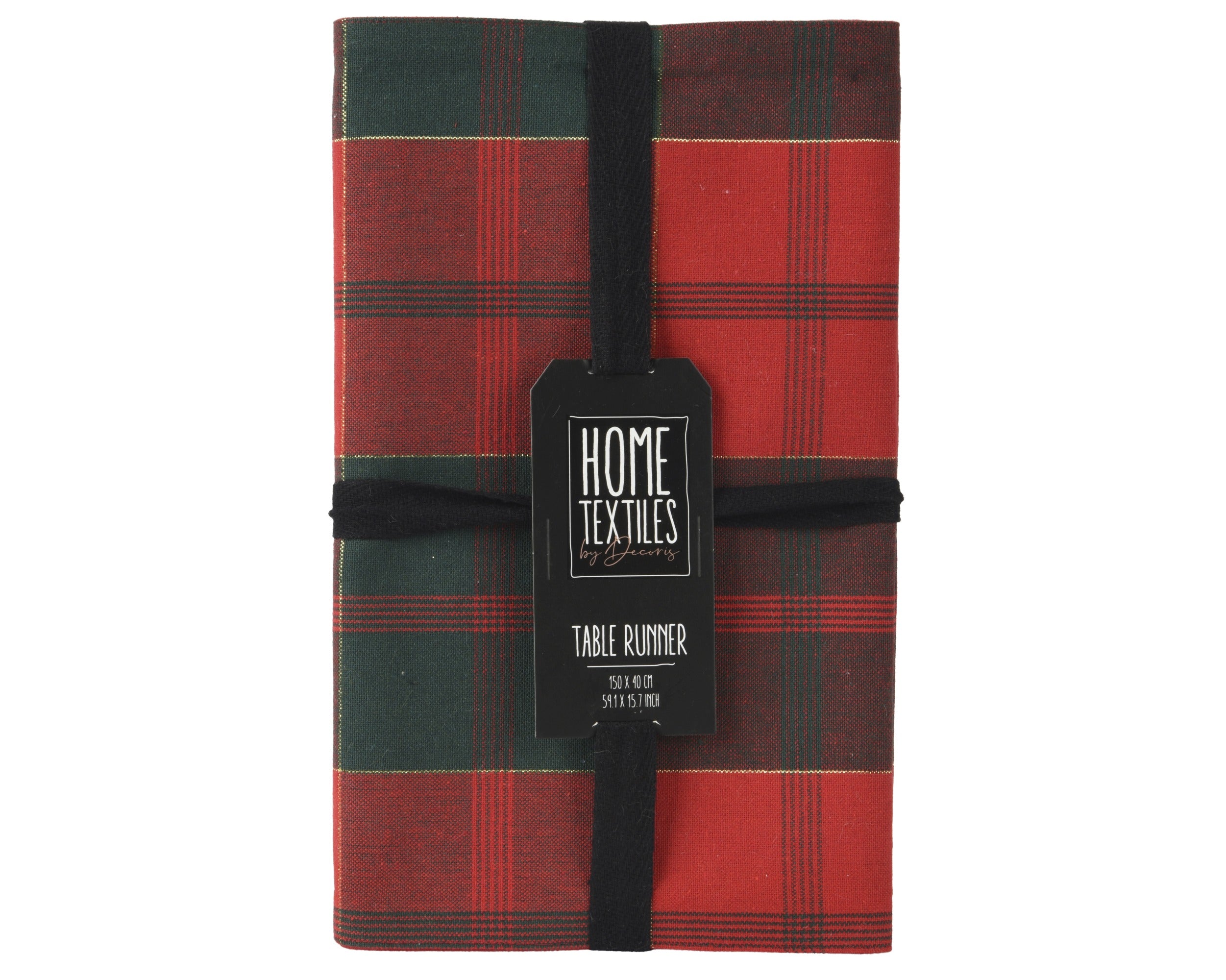 Decoris Table Runner - Green/Red