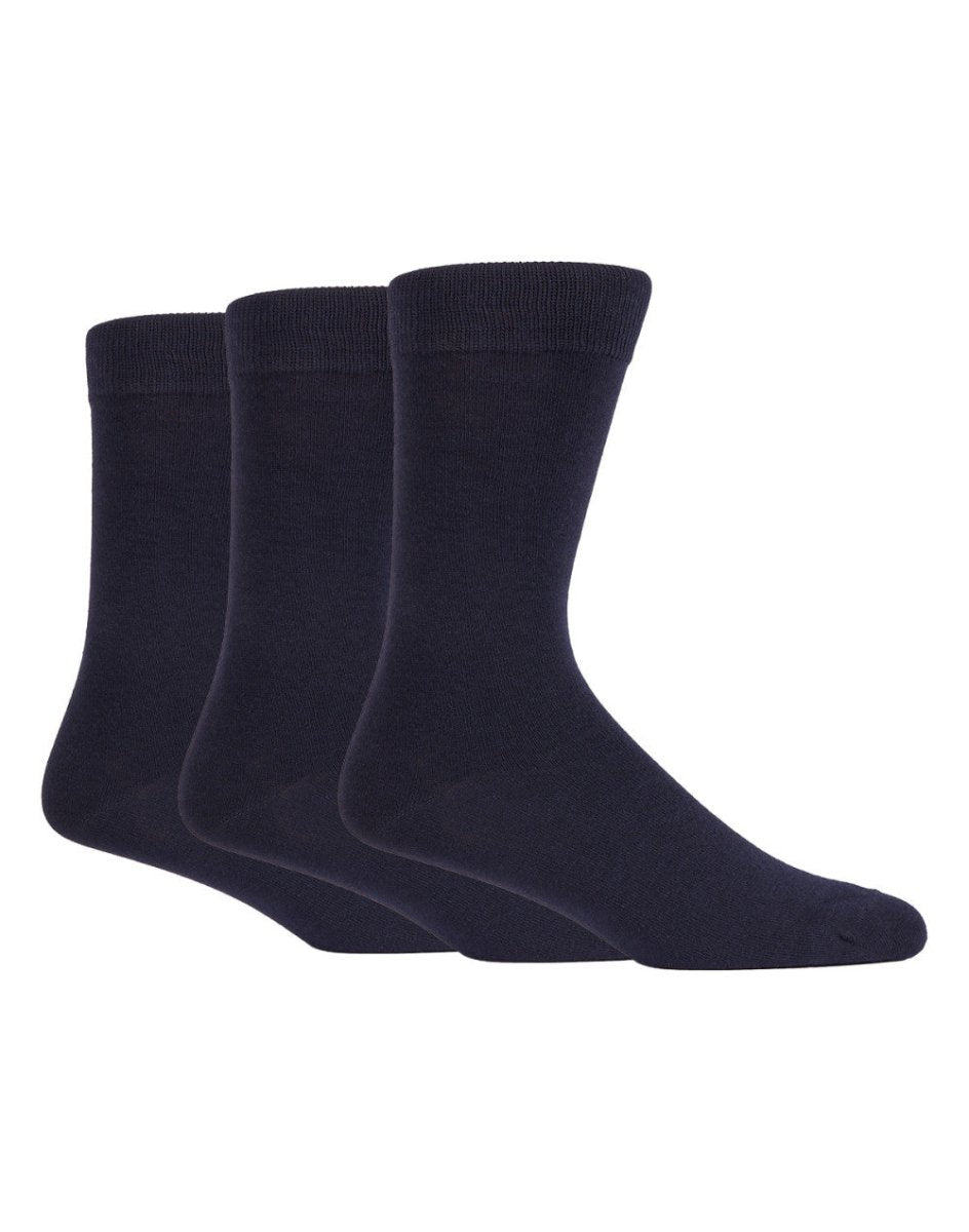 3 Pair Mens Cotton Socks - RUTHERFORD & Co