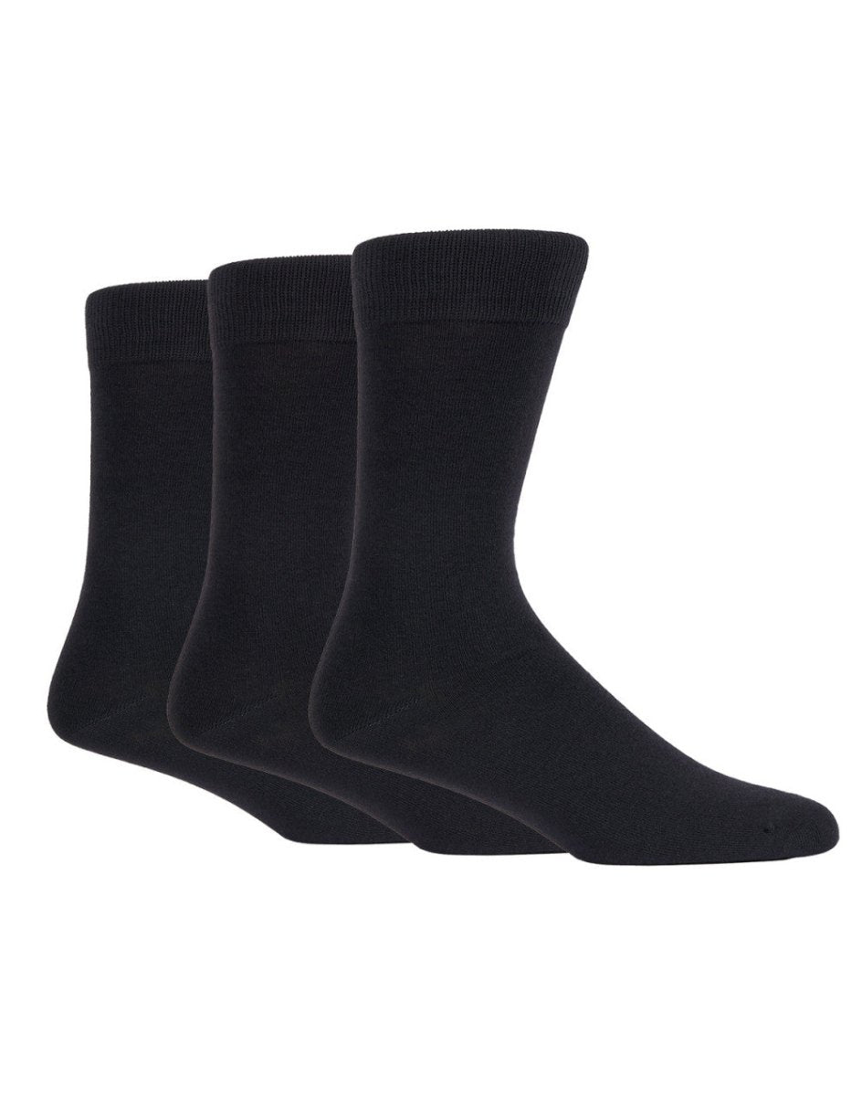 3 Pair Mens Cotton Socks - RUTHERFORD & Co