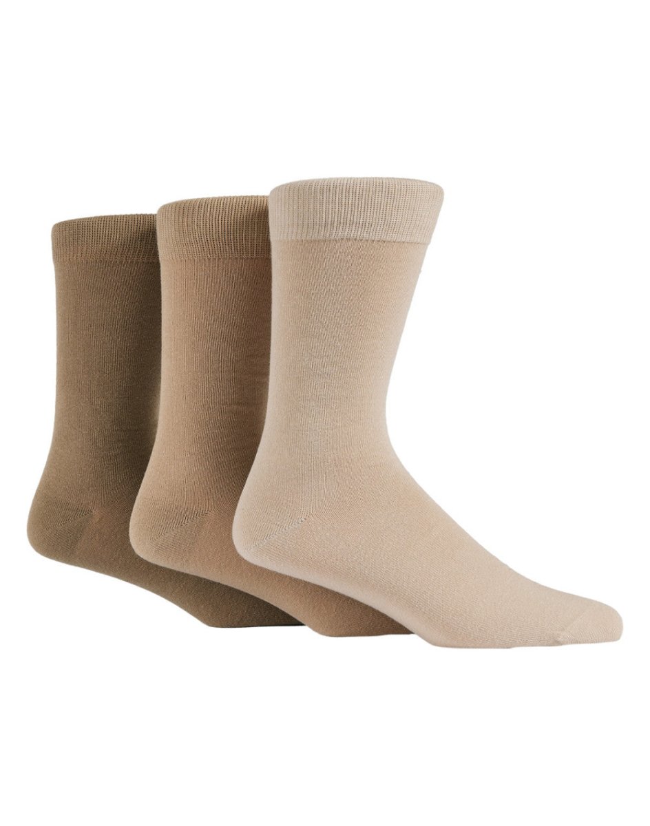 3 Pair Mens Cotton Socks - RUTHERFORD & Co