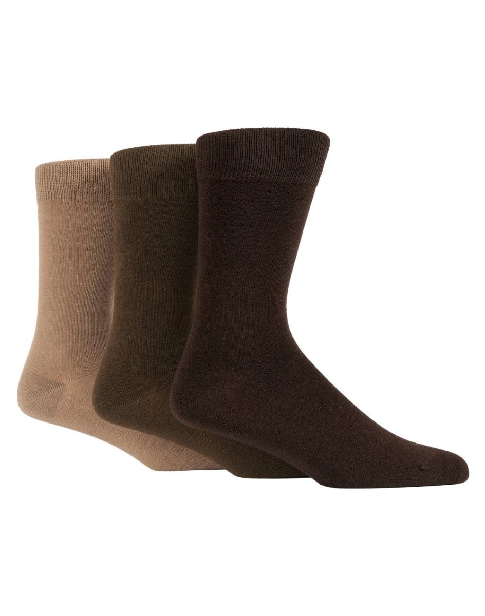 3 Pair Mens Cotton Socks - RUTHERFORD & Co
