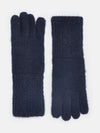 Effie Navy Knitted Gloves