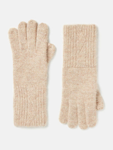 Effie Camel Knitted Gloves