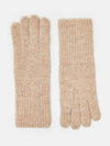 Effie Camel Knitted Gloves