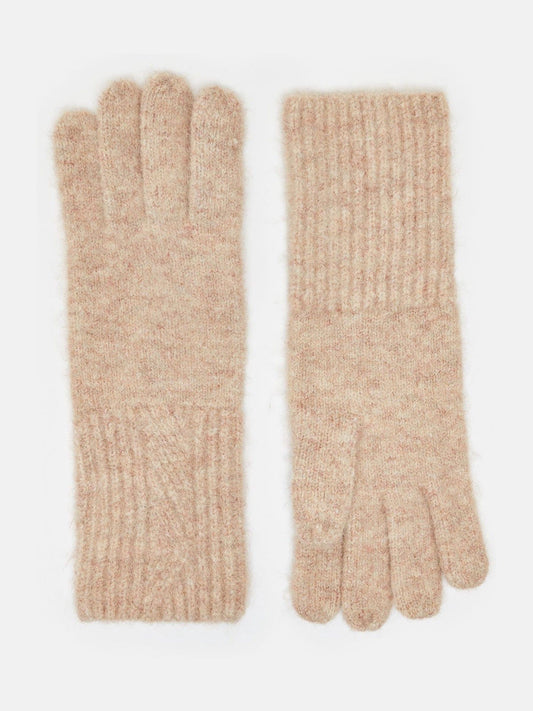 Effie Camel Knitted Gloves