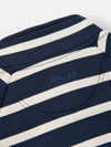 Finn Navy Striped Quarter Zip Sweatshirt