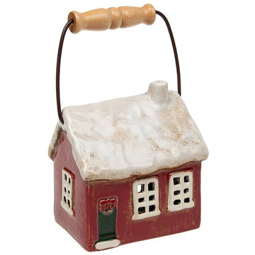 Village Pottery Xmas Cottage Lantern