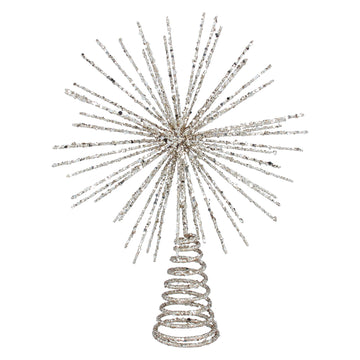 Spikey Wire Starburst Tree Topper/Gold