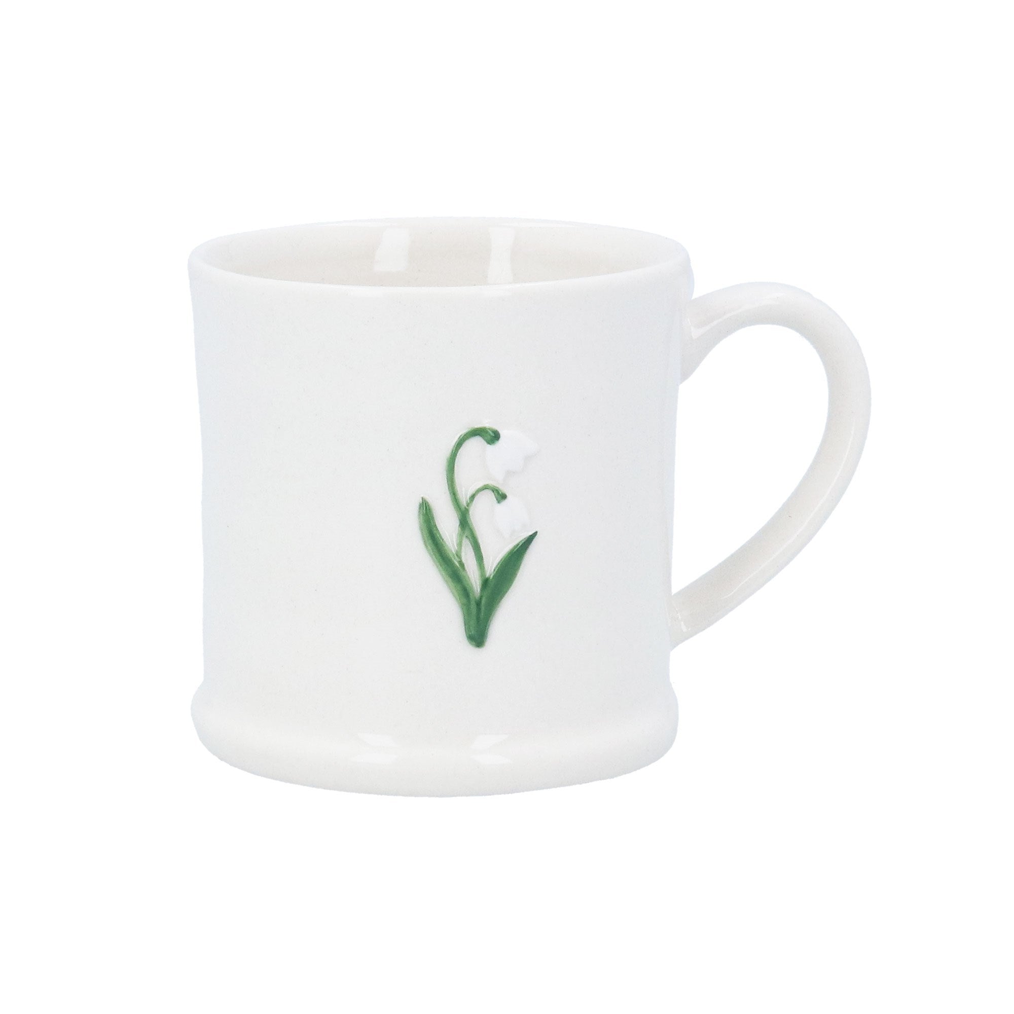 Stoneware Mini Mug 7cm – Snowdrops