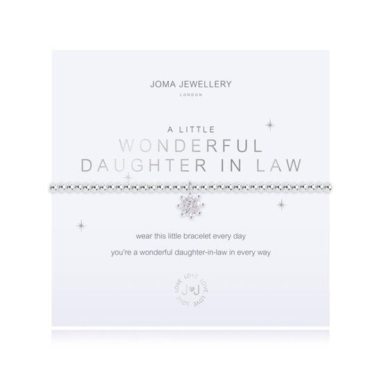 A Little 'Wonderful Daughter In Law' Bracelet - RUTHERFORD & Co