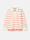 Bayside Coral/White Cotton Deck Shirt