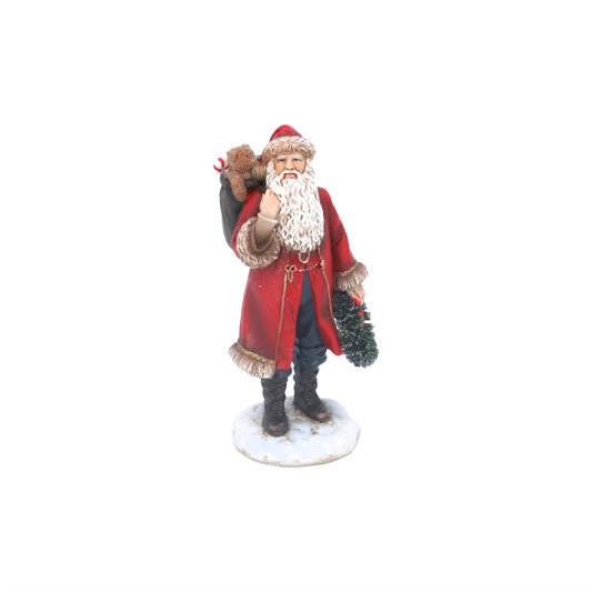 Nostalgia Santa Resin Ornament (15cm)