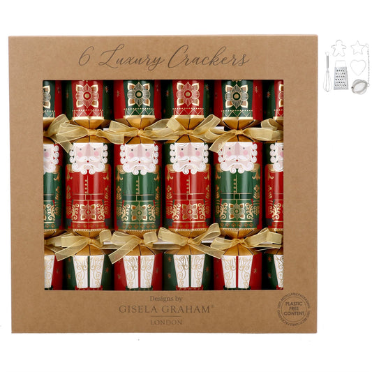 Nutcrackers Box of 6 Crackers (31cm)