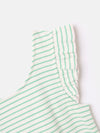 Butterfly Green Frill Sleeve Jersey Vest