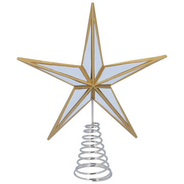 Gold/Silver Mirror Star Acrylic Tree Topper (5cm)