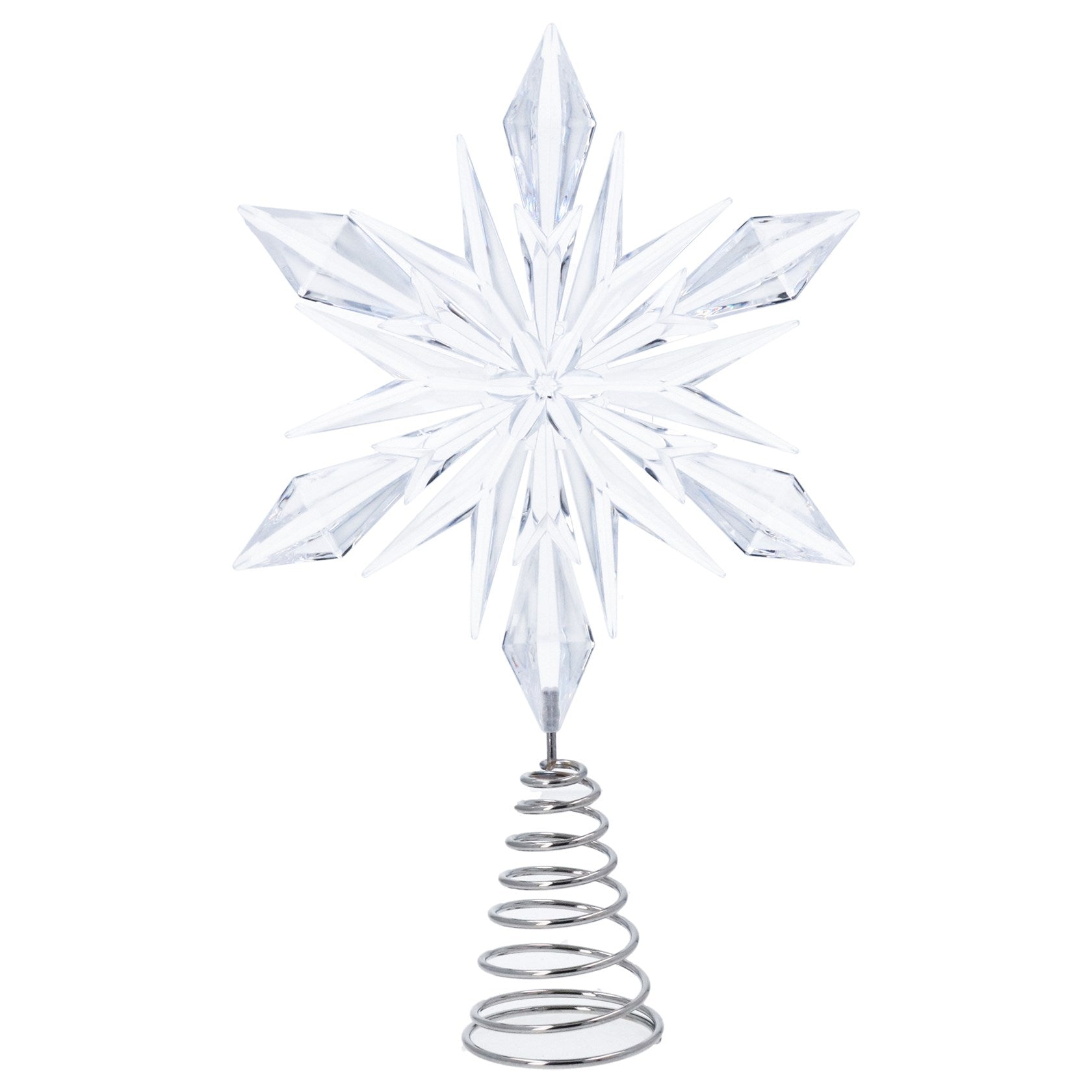 Clear Acrylic Star Tree Topper
