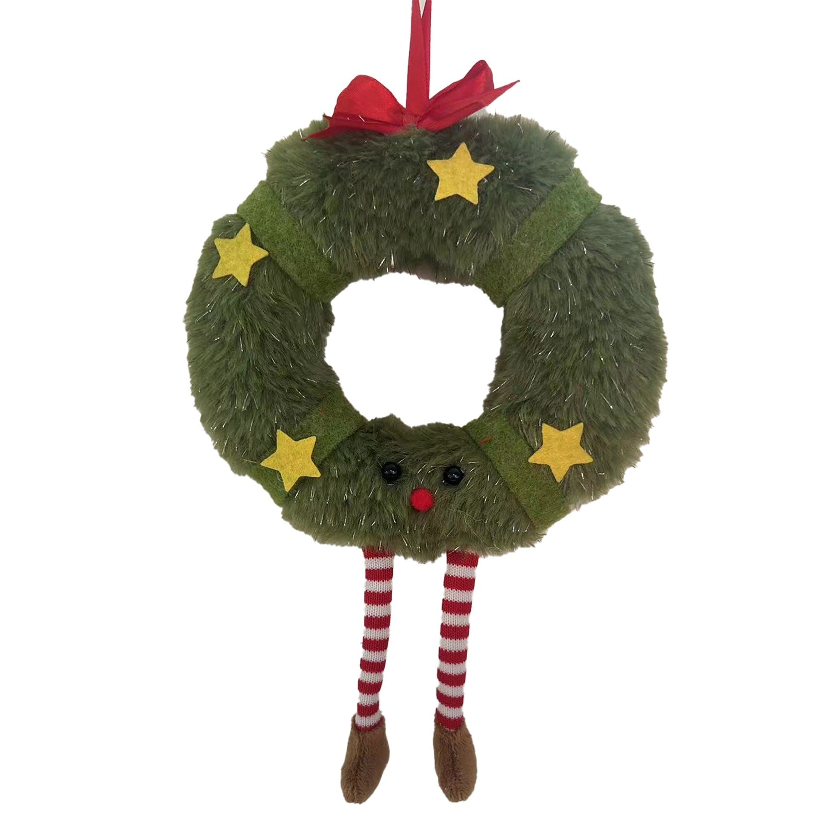 Fabric Wreath Man Dec