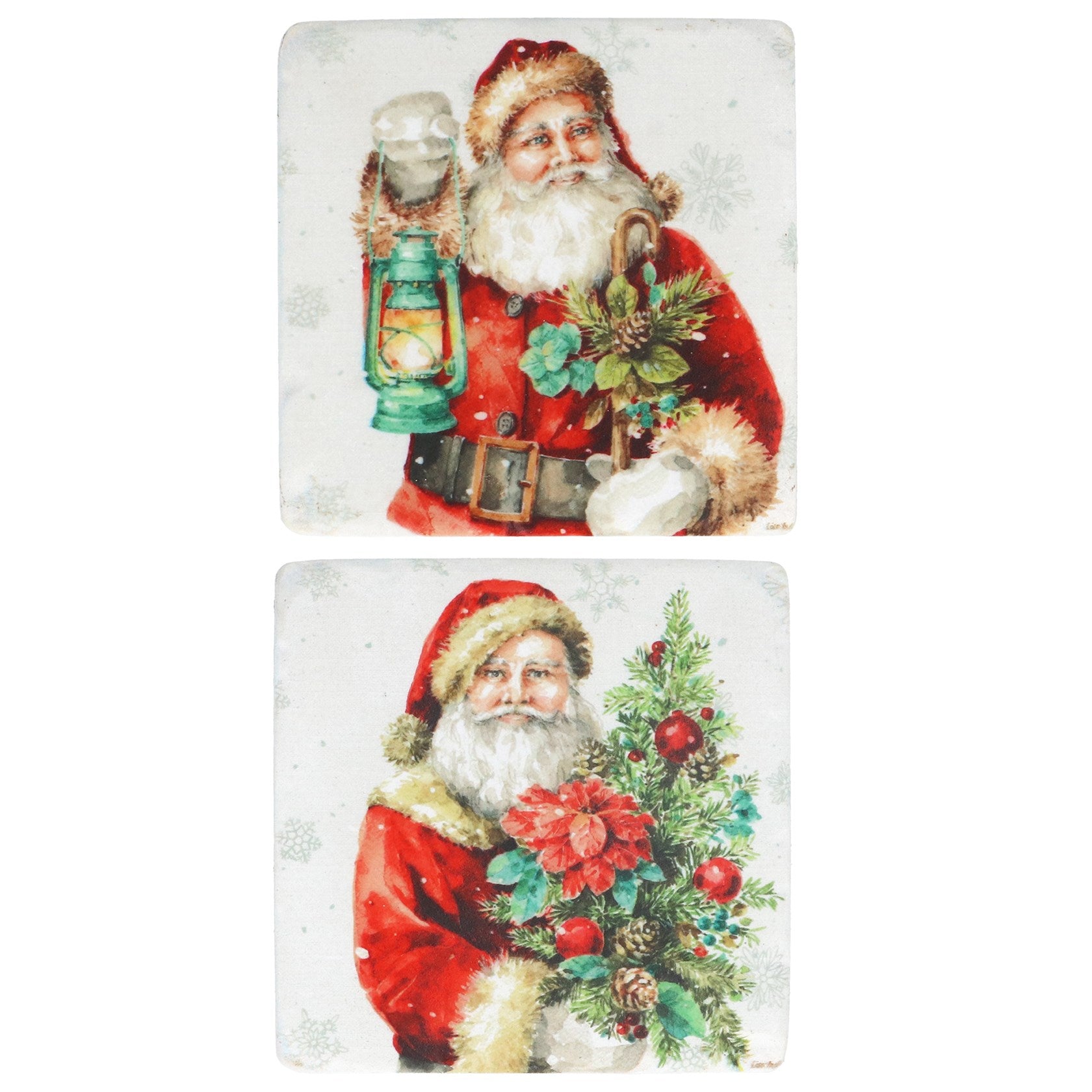 Resin Coaster/Traditional Santa/Astd