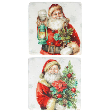 Resin Coaster/Traditional Santa/Astd