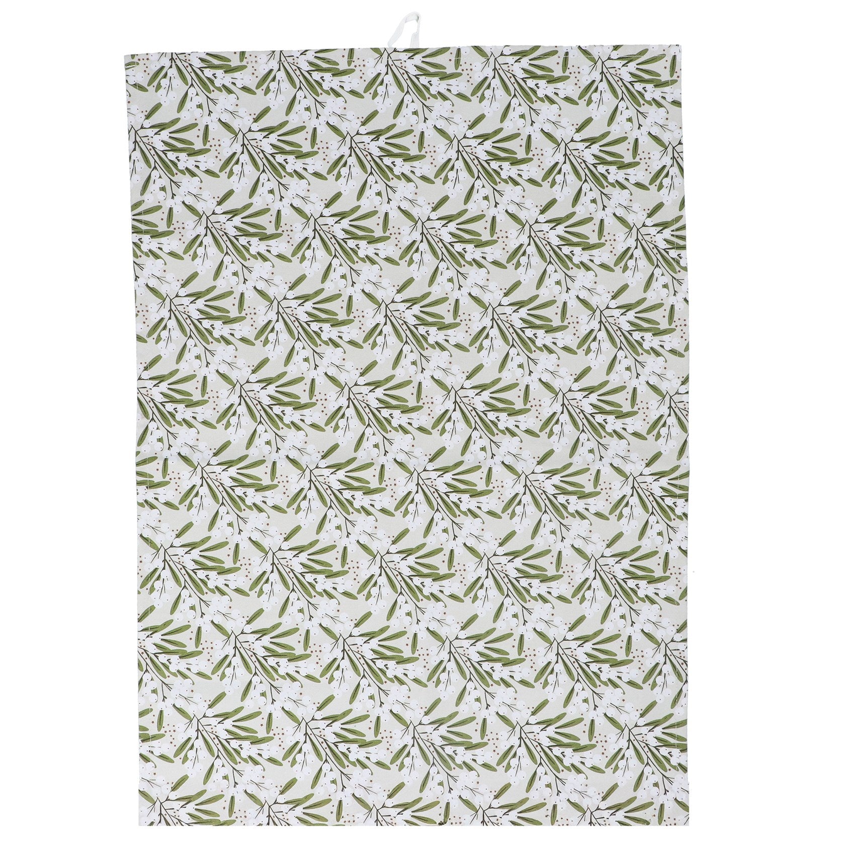 Mistletoe Cotton Tea Towel