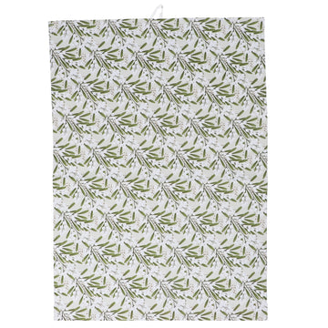 Mistletoe Cotton Tea Towel