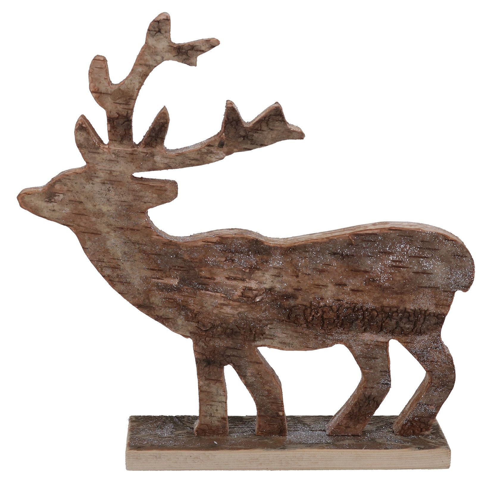 Silver Birch Cut-Out Stag Orn