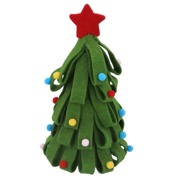 Felt Loop Tree Orn w Pom Poms