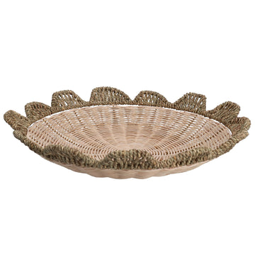 Rattan Basket 43cm - Flower Basin Bowl