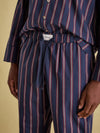 Hugo Navy Stripe Cotton Pyjama Set