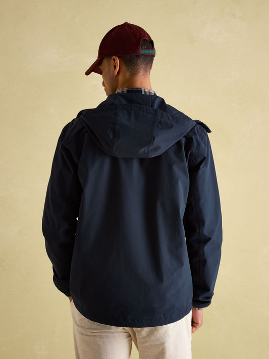 Ayston Navy Lightweight Waterproof Coat