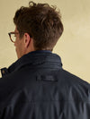 Beckett Navy Waterproof Field Coat With Packable Hood