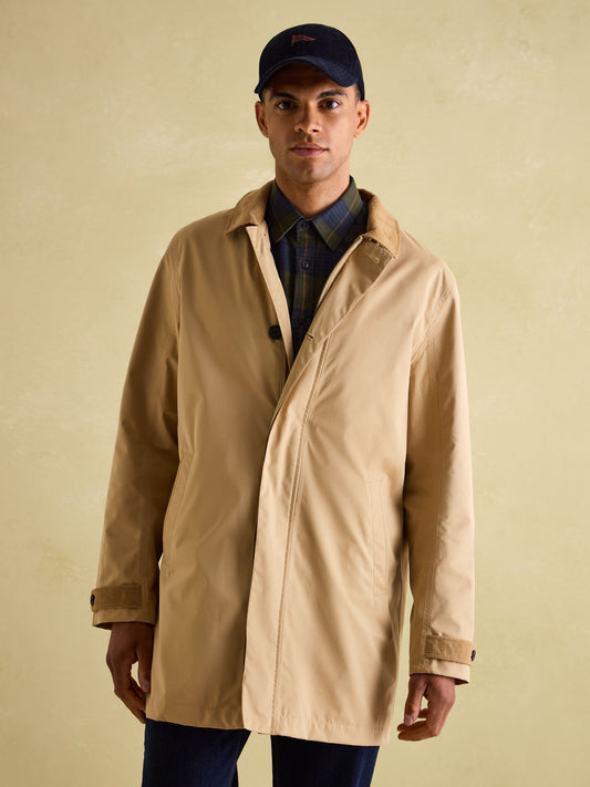 Sandford Tan Brown Waterproof Raincoat