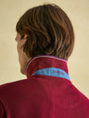 Woody Burgundy Red Regular Fit Cotton Pique Polo Shirt