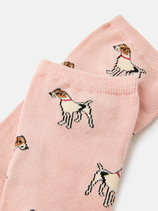 Pink Dog Excellent Everyday Single Ankle Socks