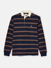 Onside Navy & Brown Striped Rugby Shirt