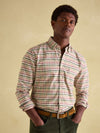 Welford Cream Multi Cotton Check Shirt