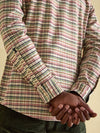 Welford Cream Multi Cotton Check Shirt