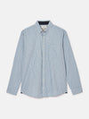 Abbott Blue Cotton Poplin Shirt