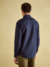 Invitation Navy Ditsy Cotton Shirt