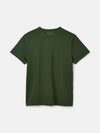 Denton Dark Green Plain Jersey Crew Neck T-Shirt