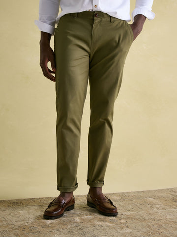 Stamford Green Slim Fit Chinos